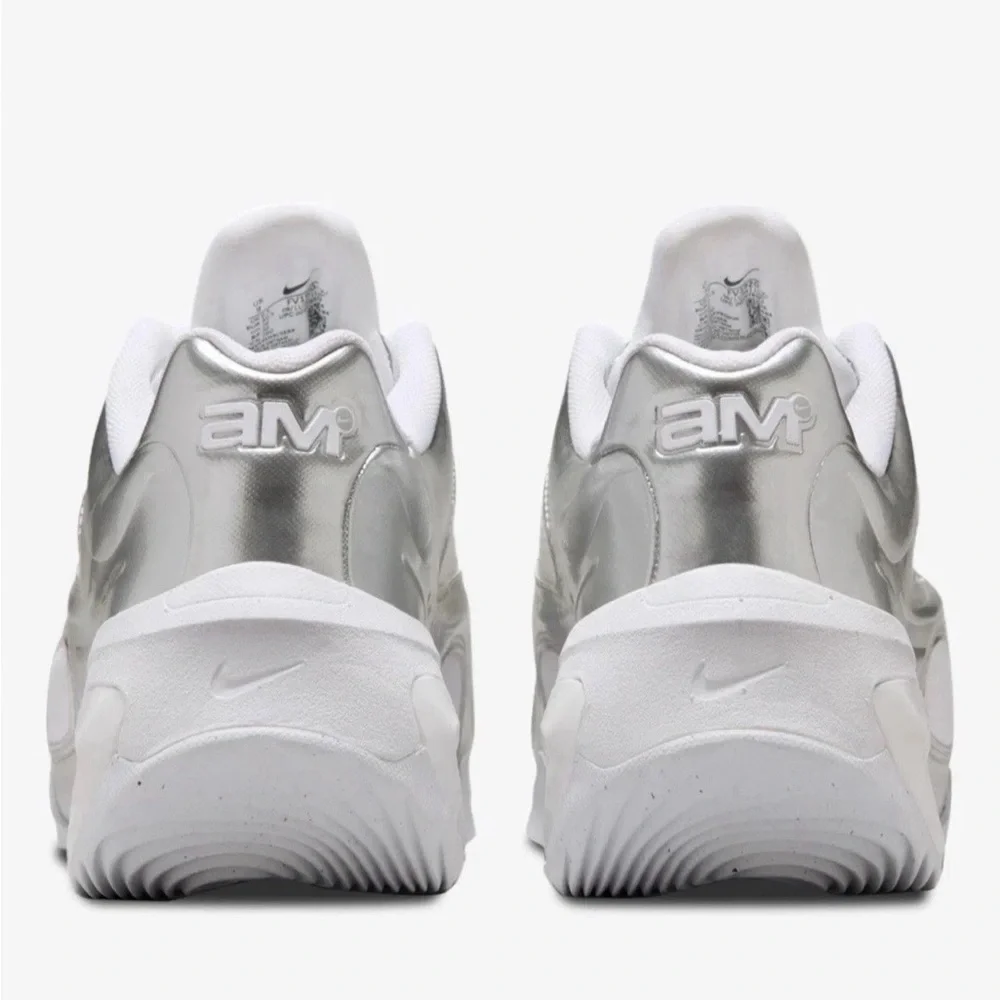 Nike 💅✨ Air Max Muse Y2K Runner White Metallic Silver Shoes FV1920-100 7 8 9 9.5 - Picture 7 of 13